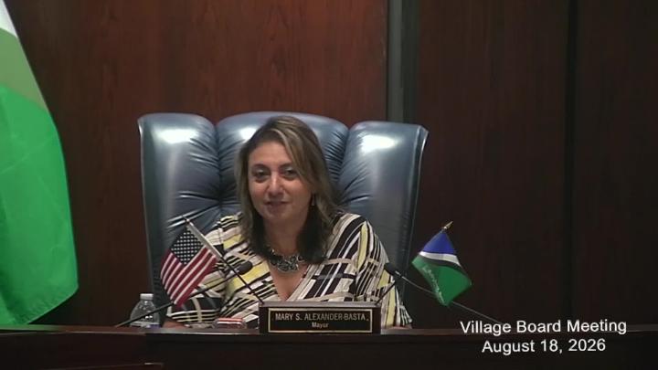 Village Board Meeting Aug 18, 2026