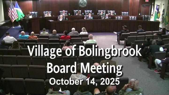Thumbnail image for Village Board Meeting October 14, 2025