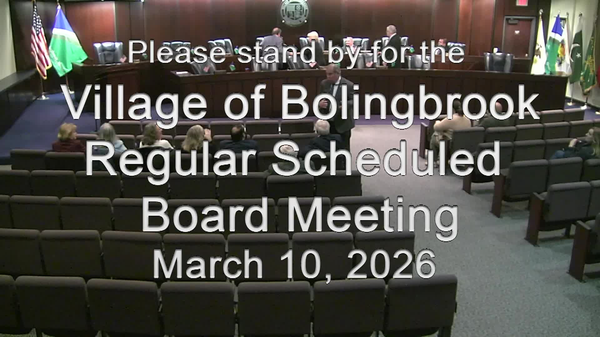 Village Board Meeting March 10, 2026