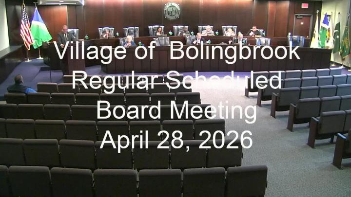 Thumbnail image for Village Board Meeting April 28, 2026