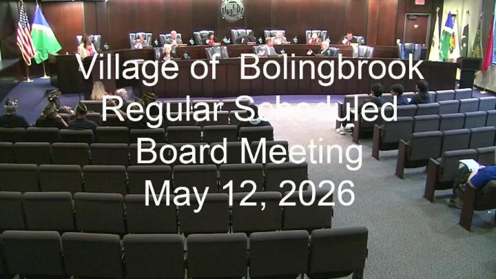 Thumbnail image for Village Board Meeting May 12, 2026